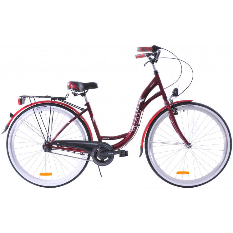 Mestský bicykel 28 Fuzlu Arizona S-3 Bordový